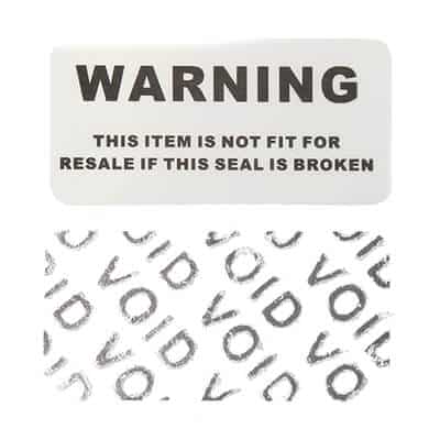 Warranty Void Sticker
