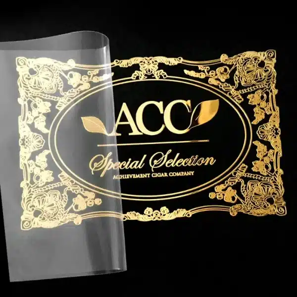 leading china manufacturer for custom foil sticker printing services