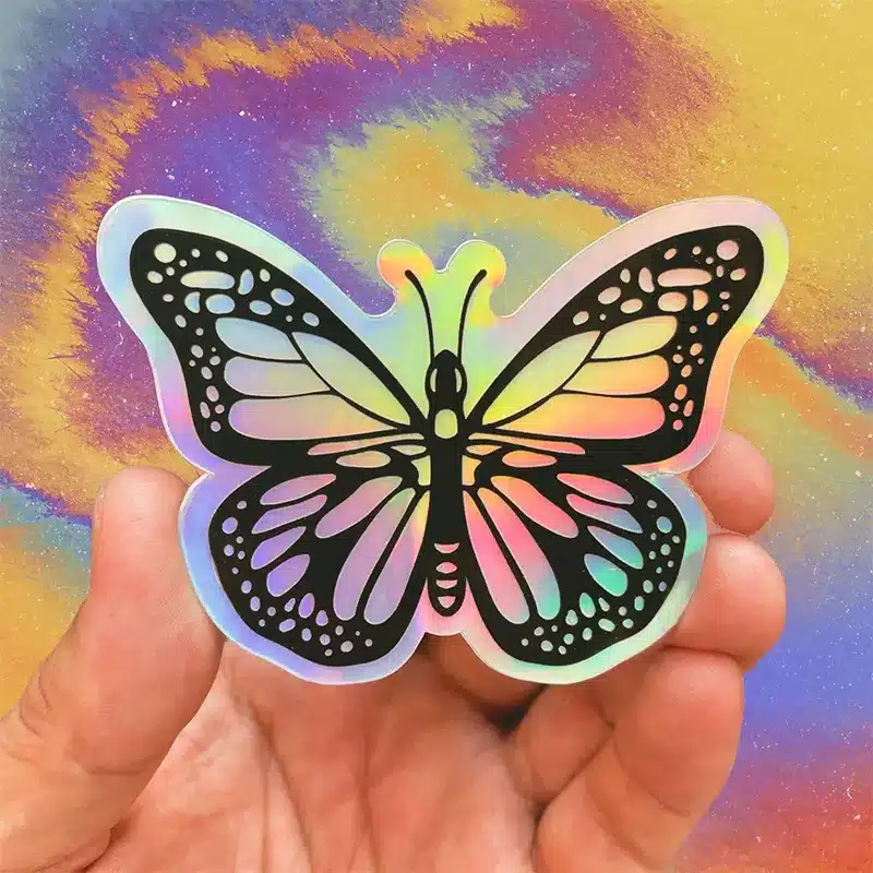 custom holographic sticker printing factory in china reliable