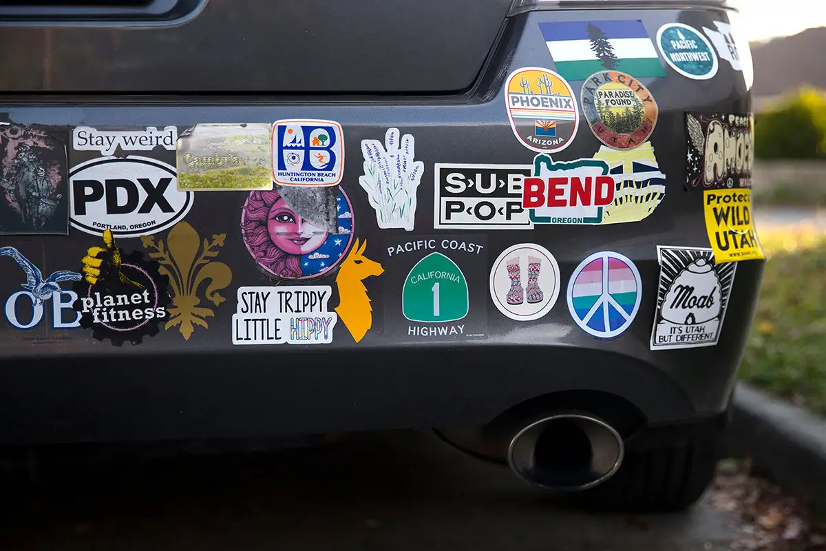 how to design and choose the perfect car bumper sticker creativity, placement, and practicality