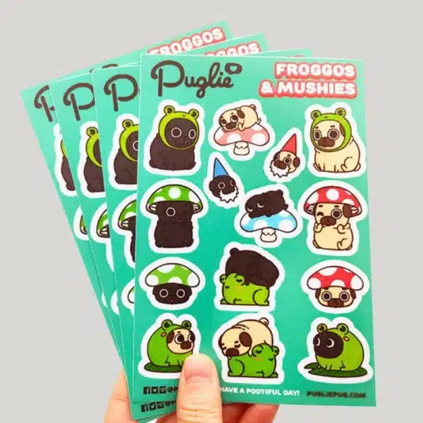 custom kiss cut sheet vinyl stickers printing china manufacturer