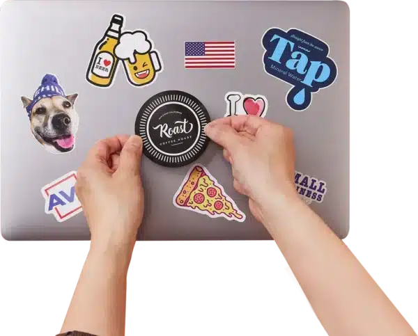 custom die cut vinyl stickers printing china manufacturer