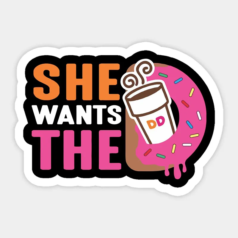custom die cut vinyl waterproof stickers printing china manufacturer