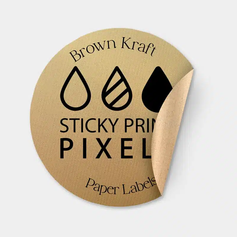 custom paper craft stickers printing china manufacturer