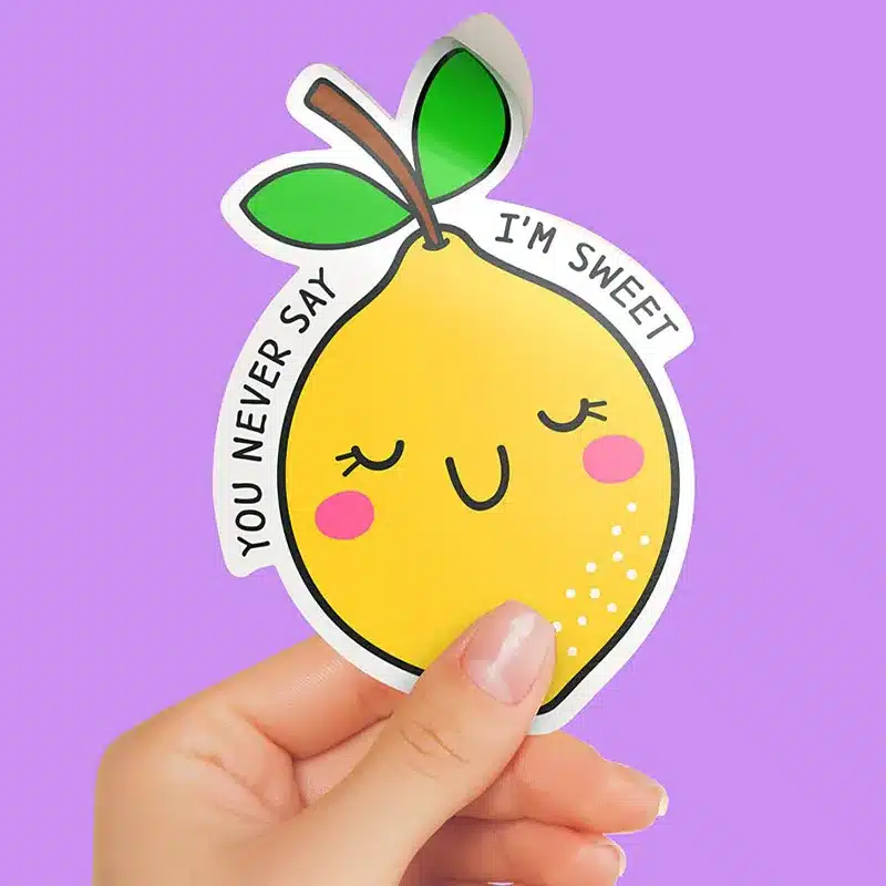 high quality custom die cut vinyl gloss stickers printing china manufacturer