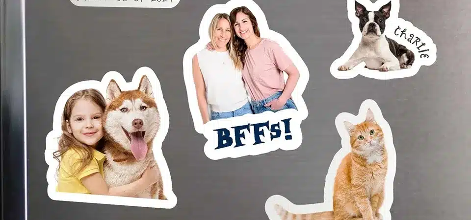 how can i make die cut photo stickers
