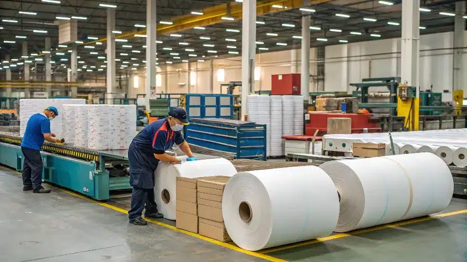 A simple graphic chart showing rising cost bars for paper, vinyl, and special materials.