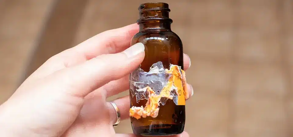 how to get sticker residue off glass