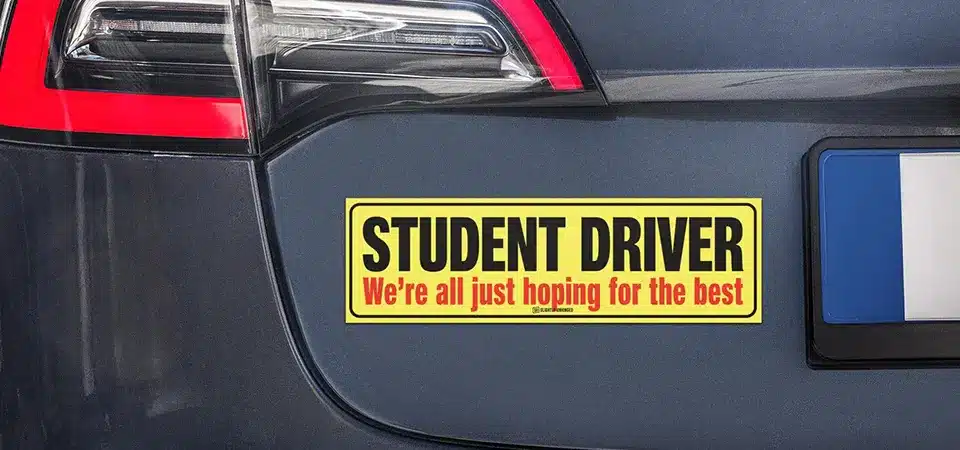 4 exceptional inspirations for student driver sticker and how to use them