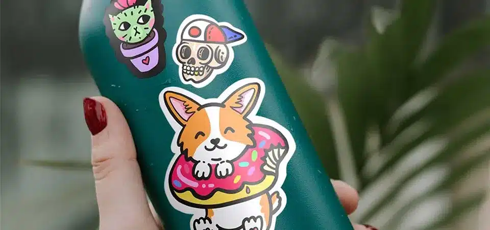 4 ways to protect your stickers on a water bottle
