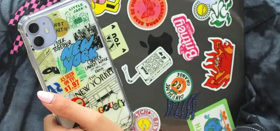 do vinyl stickers peel off easily