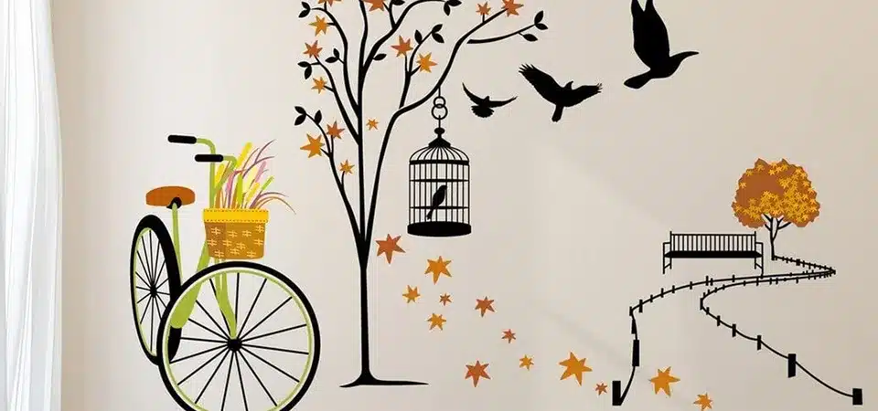 do wall stickers damage paint
