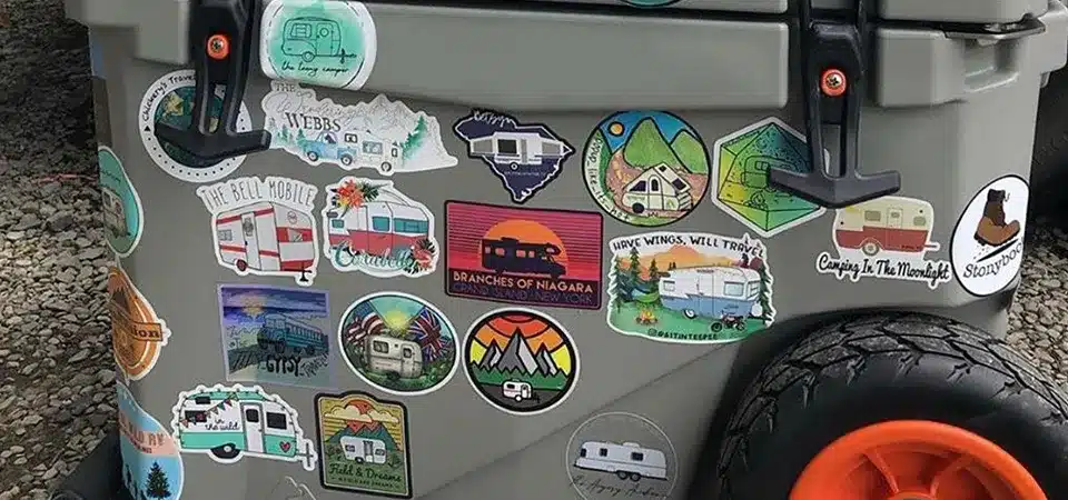 can you recycle stickers