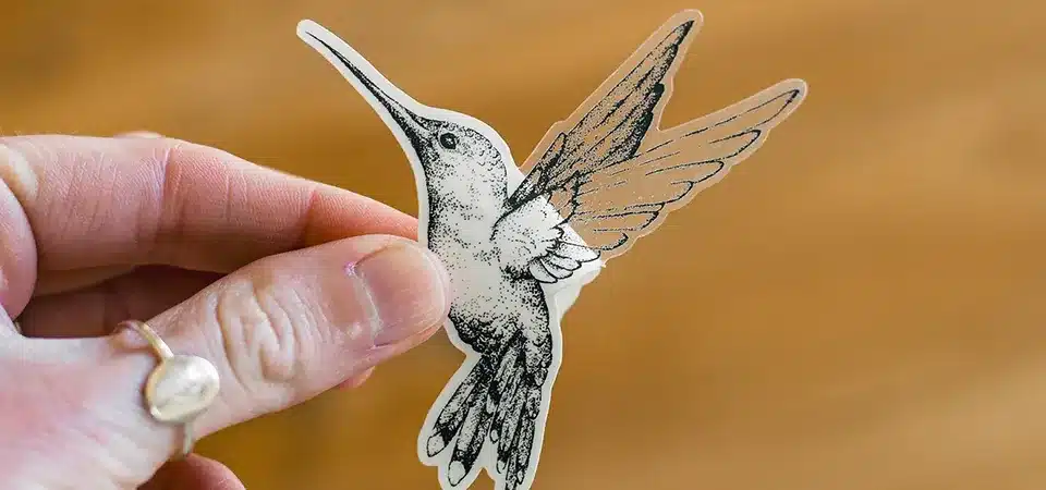 how to make clear vinyl stickers