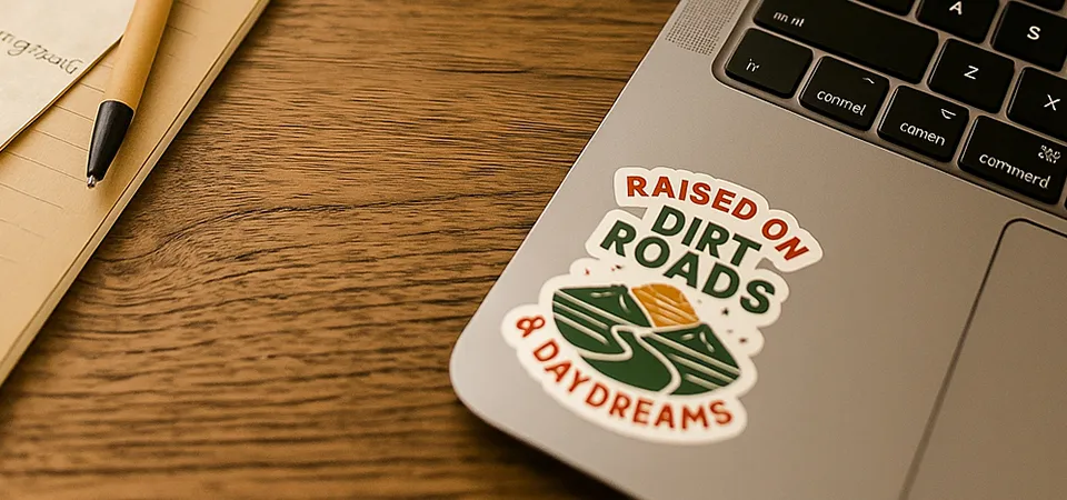 A kit of safe sticker removal tools: plastic scraper, microfiber cloth, alcohol, and a hair dryer