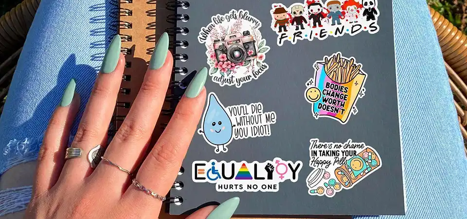 what's the difference between die cut and regular stickers