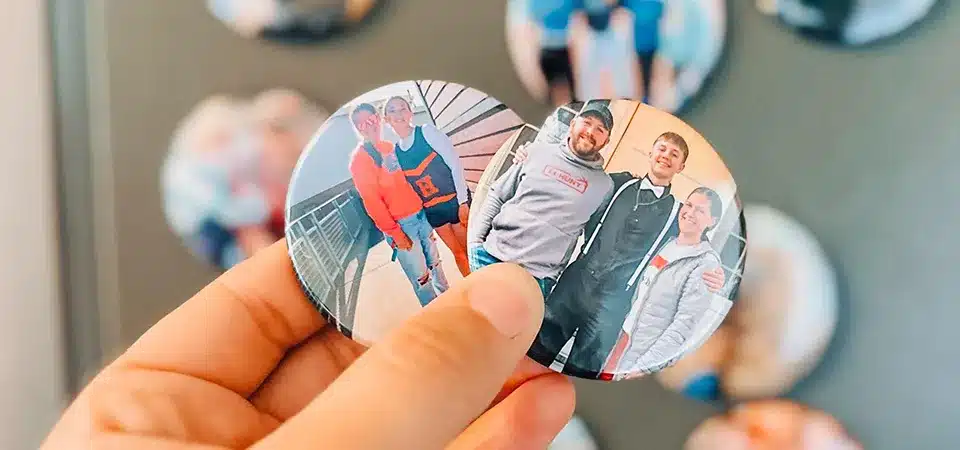 how to make die cut photo magnets