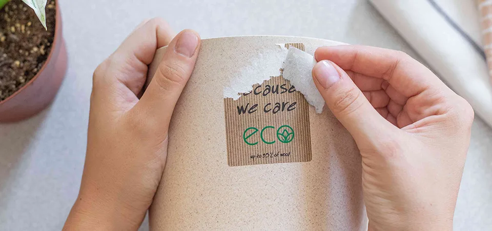 how to remove stickers from plastic
