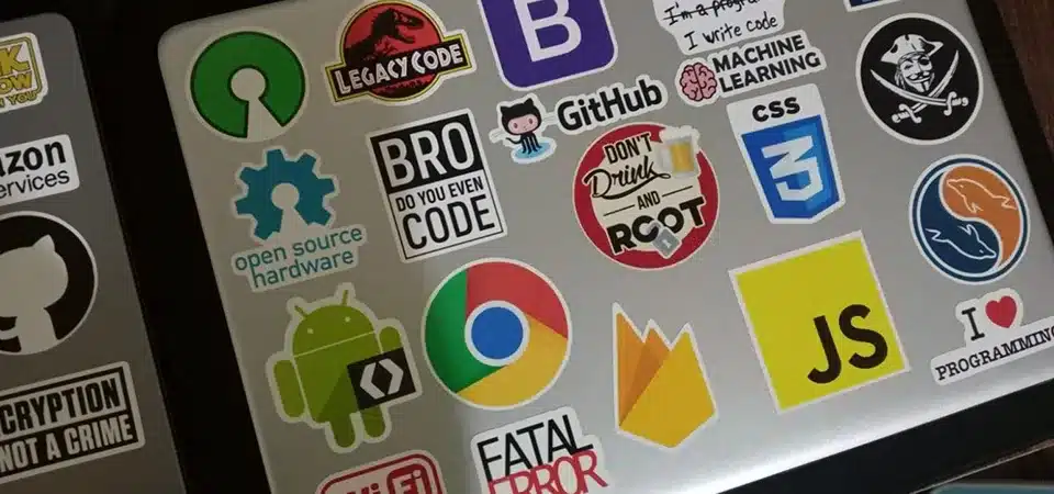 what are laptop stickers
