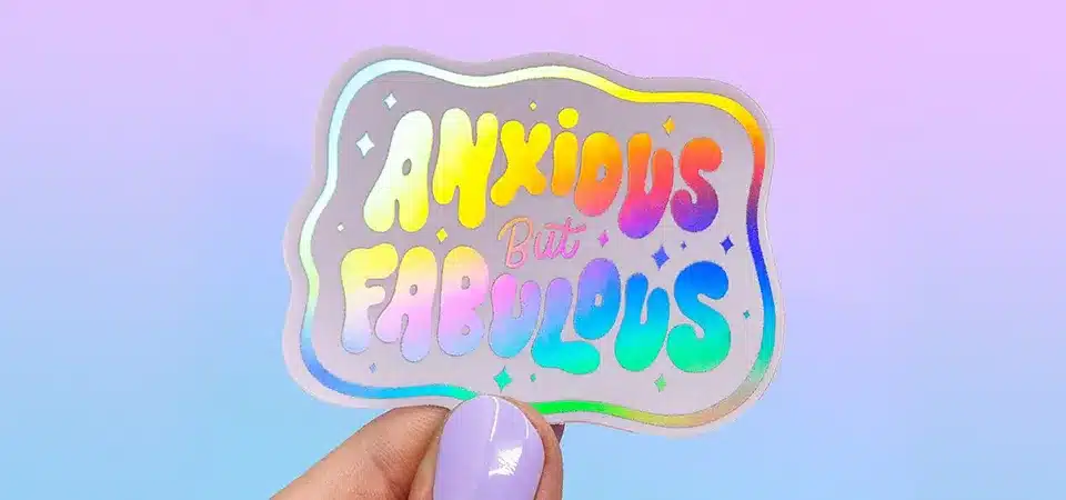 design tips for holographic stickers and labels
