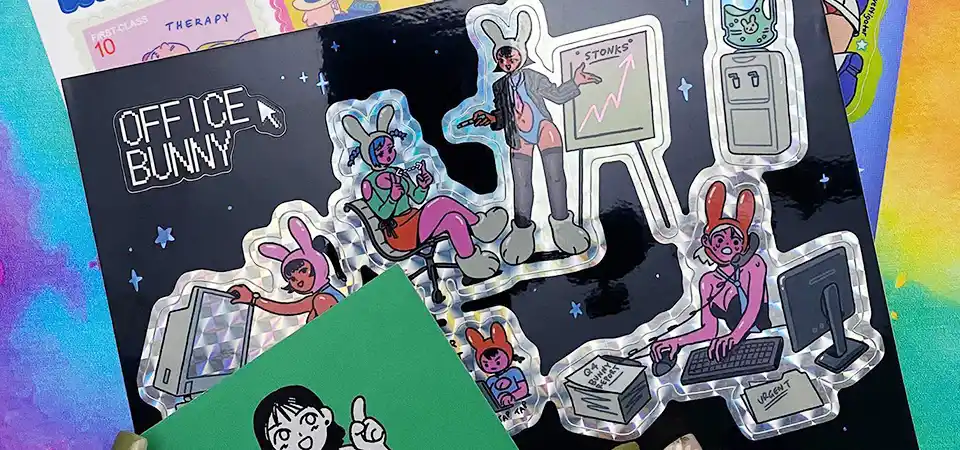 how to order die cut sticker sheets for retail displays