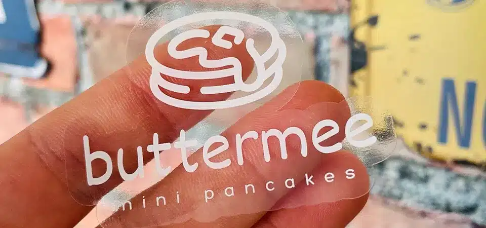 how to print on clear sticker paper