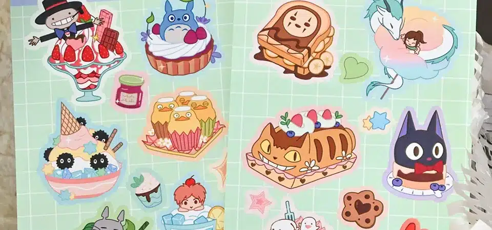 A computer folder icon showing file types like AI, PDF, and PSD tailored for printing