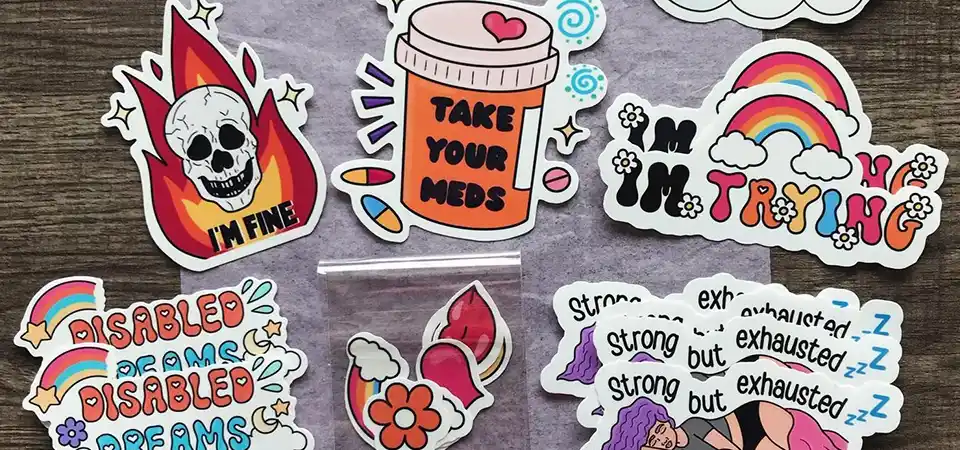 Vintage Avery labels packaging