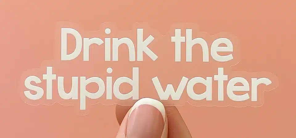 What is clear sticker paper A roll of clear sticker paper showing its transparency