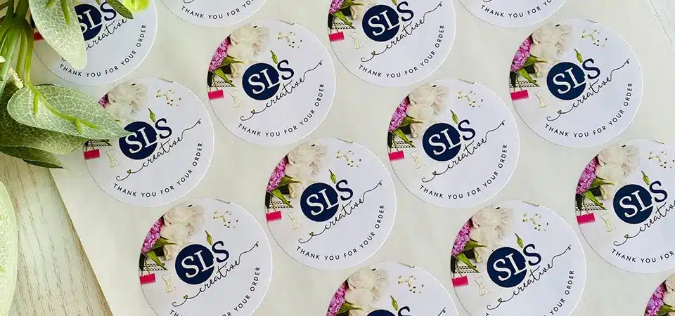 A comparison image showing rolls, sheets, and die-cut singles side by side