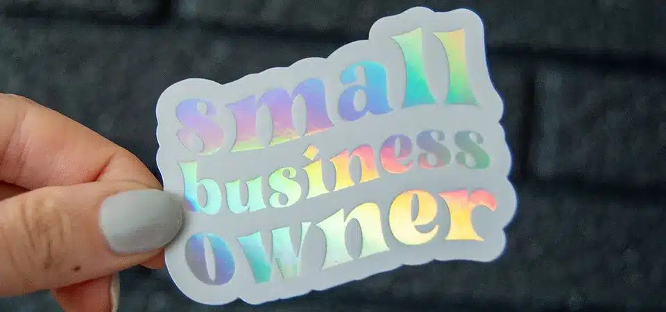 Comparison of generic stock hologram vs custom security hologram