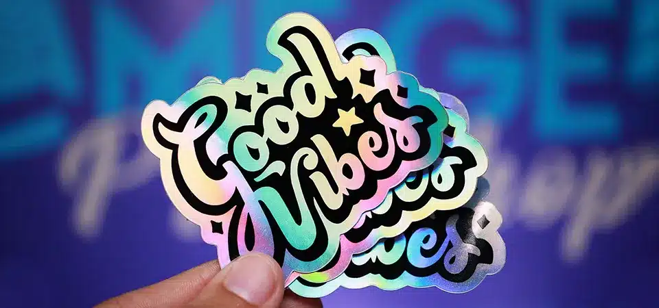 what are holographic stickers used for