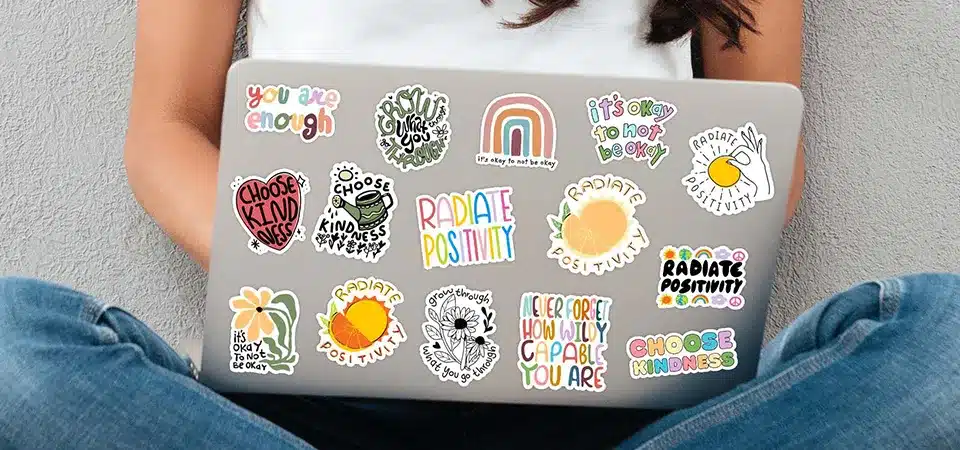 is it okay to put stickers on your laptop