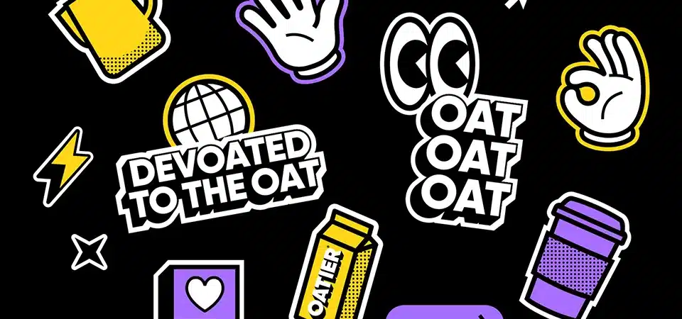 Benefits of Sticker Marketing An infographic highlighting the benefits of sticker marketing: Low Cost, High Visibility, Community Building