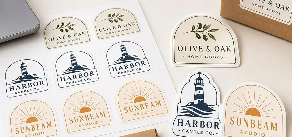 personalized stickers and labels for business