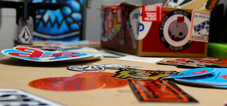 custom stickers printing china manufacturer small businesses