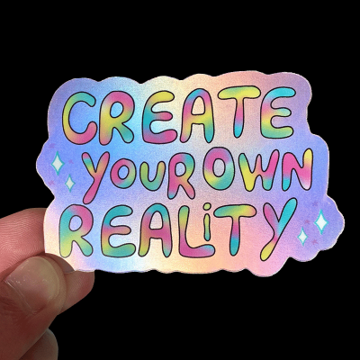 custom die cut matte holographic sticker printing china manufacturer premium quality stickers