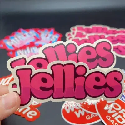 custom die cut vinyl gloss stickers printing china manufacturer
